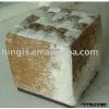Pony Leather Ottoman, Ottoman, Stool, Leather Chair
