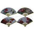 Chinese Painting Printed Bamboo Paper Fans For Promotion , Gifts , Souvenir Artistical