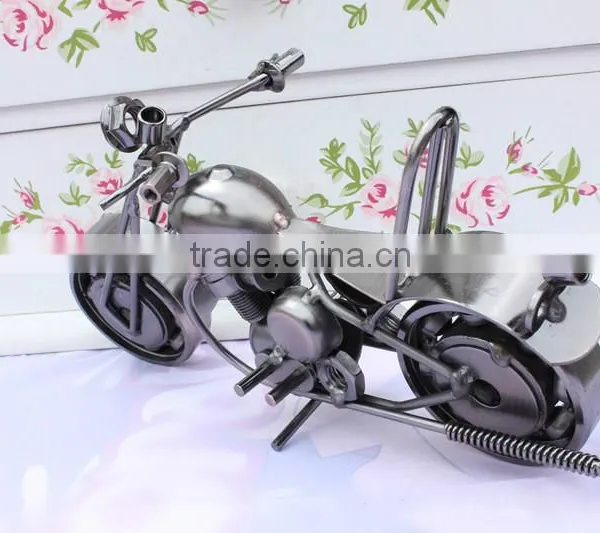 Handmade Metal Motorcycle Model Iron Craft Decoration & Gift New photo-3