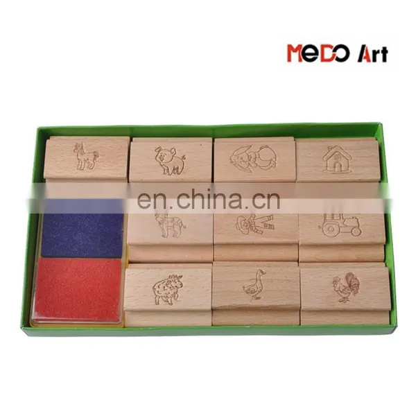 Best Quality Child-friendly Cartoons Stamp Pad Kids With Cartoon Farm Sign