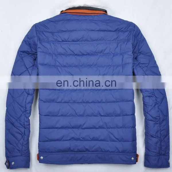 Lastest Fashion Winter Fur Collar Thick Padded Stylish Men Down Jacket photo-3
