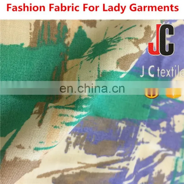 Textile Shanghai 100 Print Viscose Rayon Print Woven Challie Fabric for Woman Dress photo-6