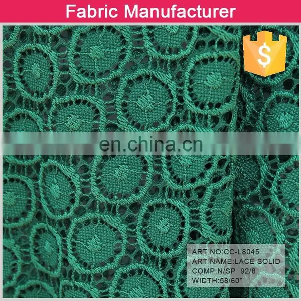 2015 New Style CC-L6217 Fashion Poly/spandex Solid Lace Fabric for Girls photo-2