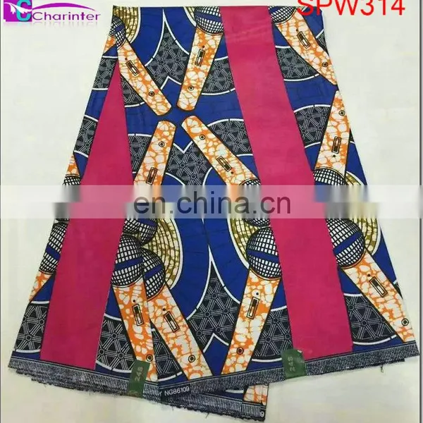 African Fabrics Veritable Super Wax Wax Block Prints Super Wax Hollandais SPW312 photo-3