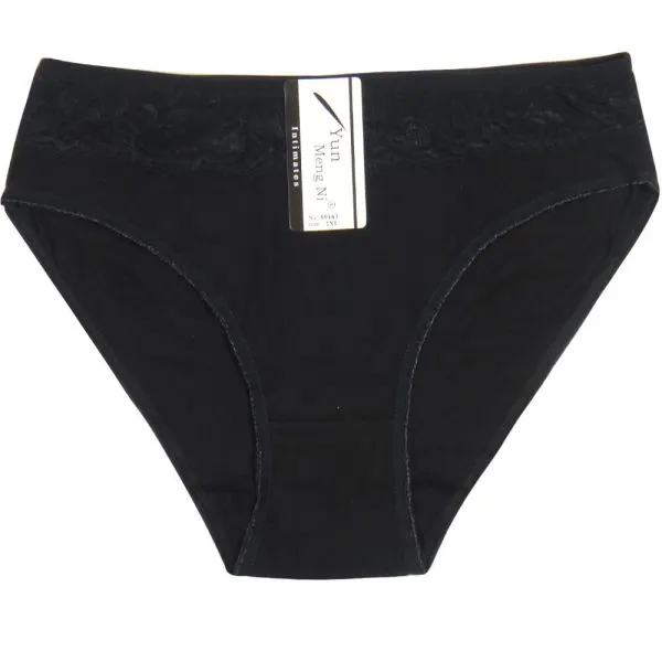 Yun Meng Ni Sexy Underwear Waist Lace Briefs Fat Women Cotton Big Size Panties photo-5