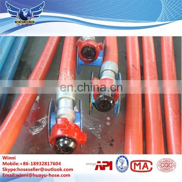 High Quality Steel Wire Spiral Oil Drilling Mud Rubber Hose 6SP-76-70 photo-3