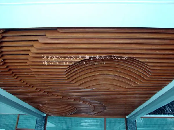 Bronze Aluminum Square Pass Fashion Waiting Room Supply