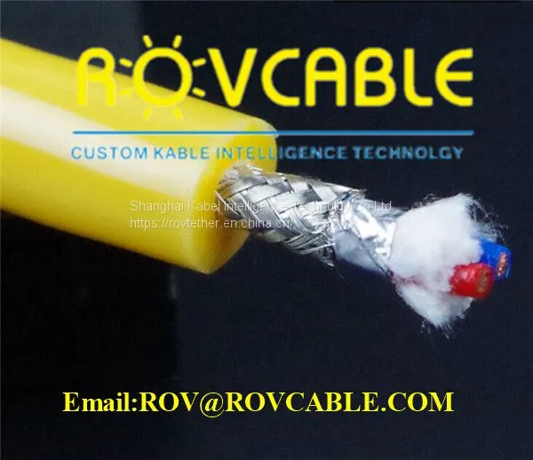 2x12 Awg Neutral Buoyant Tether With 4 Pair Twisted Cable Cat6 photo-3