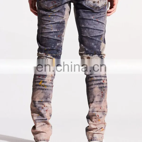 DiZNEW BIKER DENIM BIG CARPENTER MEN JEANS photo-3