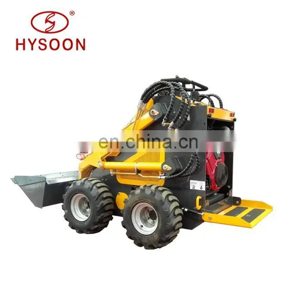 CE Approved Petrol Engine HY380 Track Skid Steer Small Loader Price photo-5