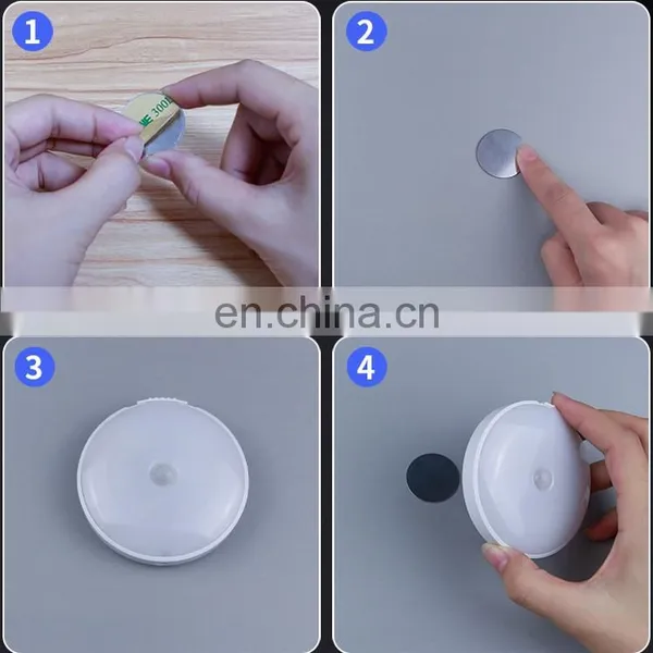 Convenient Magnetic Attraction USB Charging Touch Sensor Wall Led Dimming Lamp photo-7