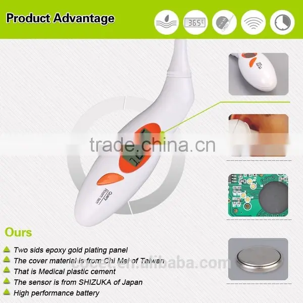 Professional Manufacturer of CE Indoor Outdoor Digital Thermometer, Digital Thermometer Baby,baby Infrared Thermometer for Ear photo-6