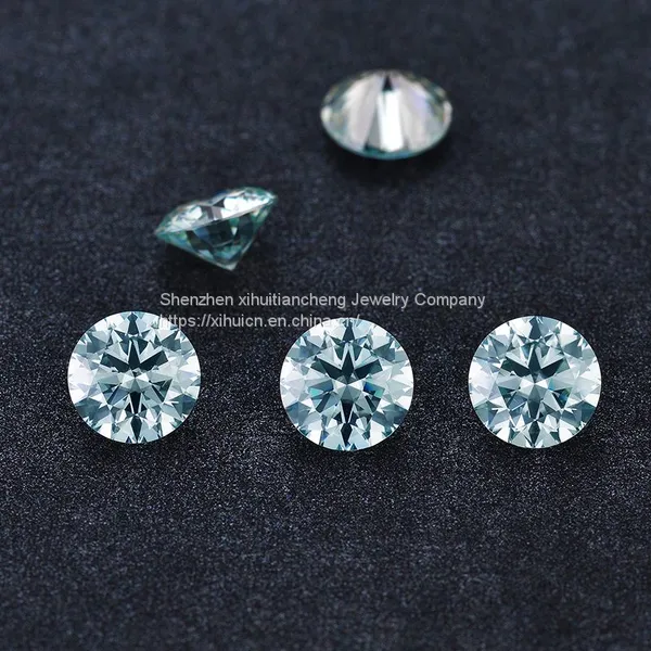 Full Size GRA Certificate Wholesale Price Round Loose Stones DEF Color VVS Diamond Moissanite photo-2