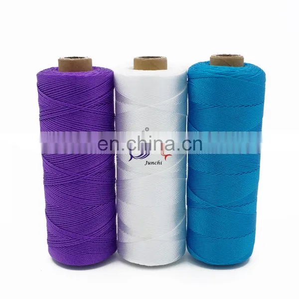 JUN CHI Good QUALITY High Tenatcity 210D White Twisted Nylon 6 Twine photo-2