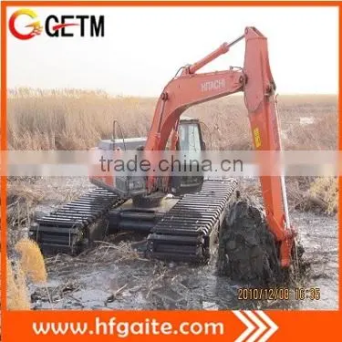 Amphibious Dredging Equipment Excavator With 3 Rows of Chain photo-6