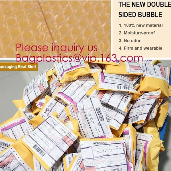 Bubble Out Bag Pouches, Shipping Mailers, Protective Self-Seal Bubble Packaging Bags, Shockproof Foam Bags photo-5