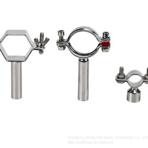 Stainless Steel Pipe Tube Supporter With Hexagon Round Hanger