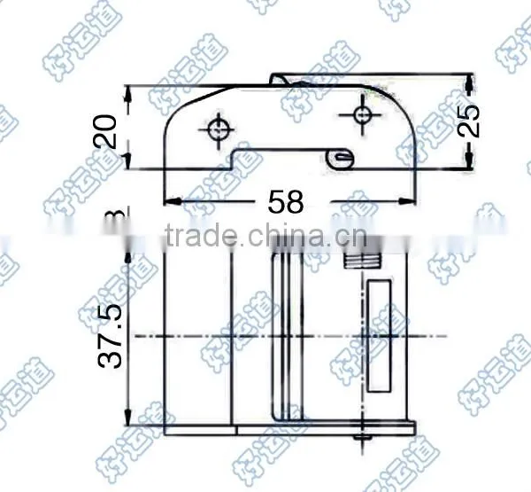 04601 Zinc Alloy Cam Buckle for Rachet Tie Down photo-2
