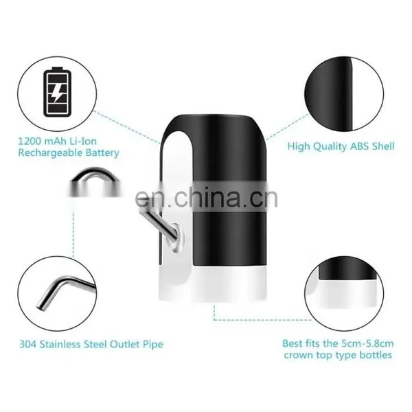 Portable Smart USB Automatic Electric Pump Rechargeable Drinking Water Dispenser Electric Drinking Bottle Water Pump Dispeners photo-4