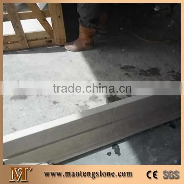 Chinese Manufacture Latte Beige Marble Bullnose Molding ,Border Decos for Wall photo-5