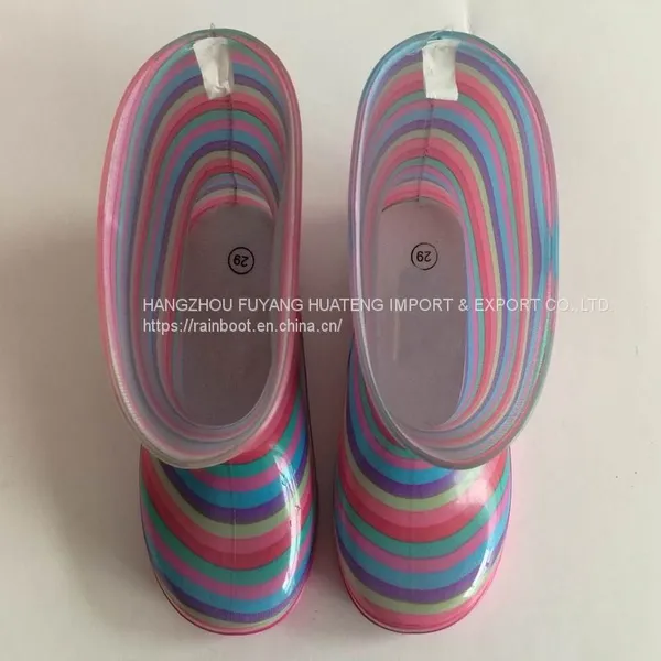 Cartoon Kid's Rain Boots,Colourful Child Boots,Children Transparent Rain Boot,Comfortable Kid Rain Boots,Cheap Children Boots photo-5