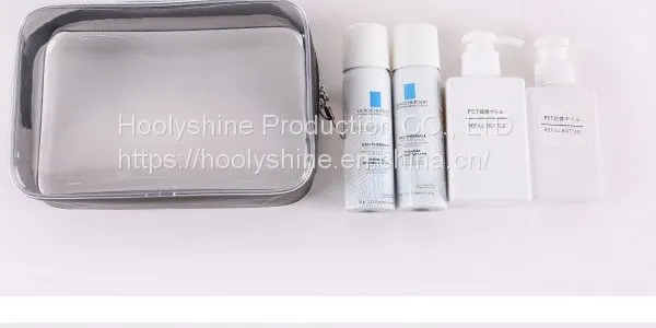 Fashion PVC Cosmetic Bag Clear Zipper Cosmetic Bag Make up Bag Toiletry Bag