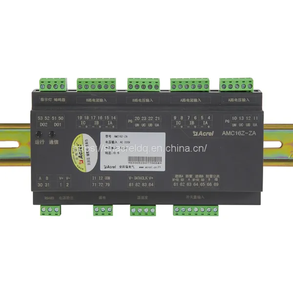 Acrel AMC16Z-ZA Multi Channel Energ Meter Neutral Current 2-63rd Harmonic of Voltage and Current 6 Channels Passive Switch Input photo-2