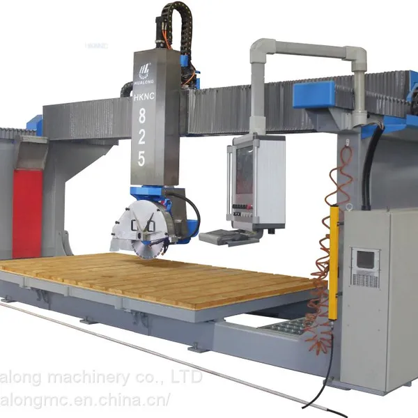 Hualong Machinery Granite Saw Machine Stone Cutting Machine 5 Axis CNC Bridge Saw Marble Granite Cutting Machine Engraving Saw photo-2
