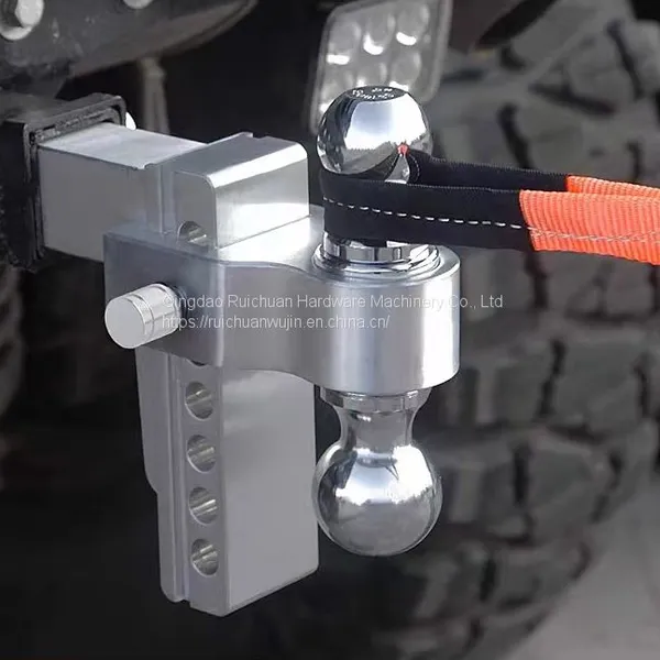 Off-road Hardware Factory Direct Export Quality Aluminum Alloy 2.5 Inch Trailer Arm Porous High Strength Double Ball Trailer Arm photo-2