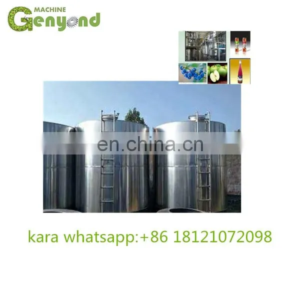 Shanghai Factory Fruit Wine Apple Cider Vinegar Liquid State Fermentation Tank Machine Processing Plant Production Line photo-4