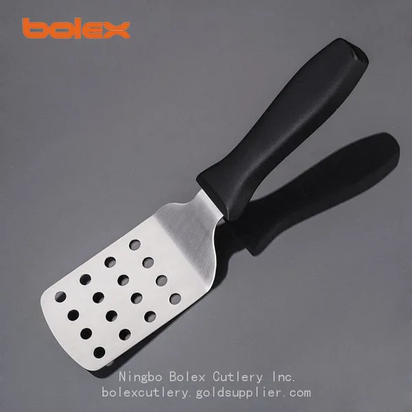cake pizza cookie food pastry spatula turner server pie cutter serrated slotted china triangle GRIDDLE GRILL ANGULAR SPATULA SCRAPER