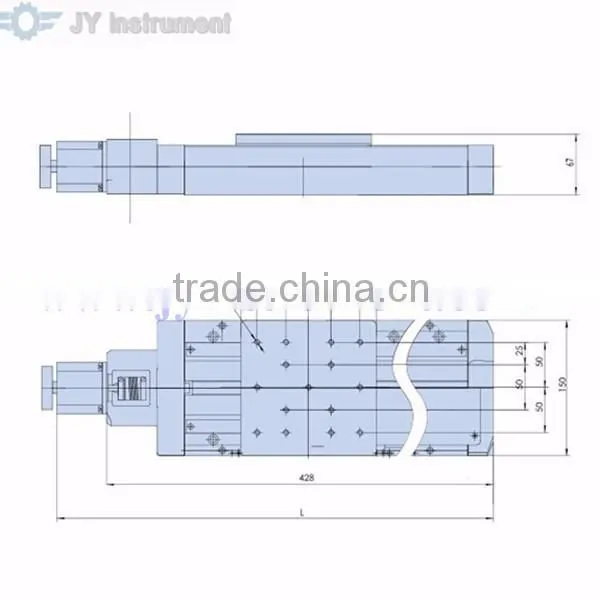 Motorized Linear Translation Stage, Linear Translating Stage, Linear Translate Stage, Linear Table, Linear Moving Table/ 100-500 photo-2