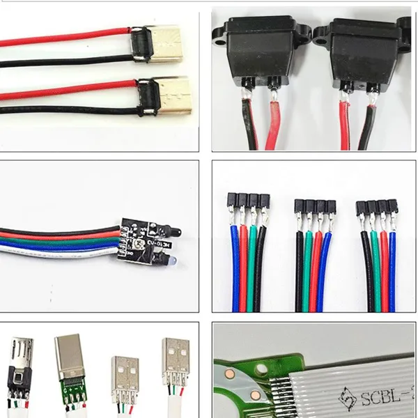 HY-H06 LED Lamp Wiring Spot Welding Machine CD Terminal Automatic Soldering Machine photo-5