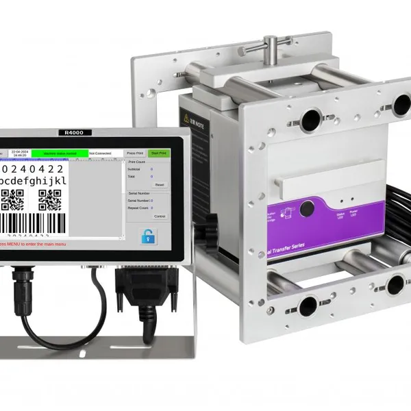 Docod OEM/ODM TTO R4000 Thermal Transfer Printers Overprinter Expiry Day Coding Machine Facrotry Price for Plastic Food Package