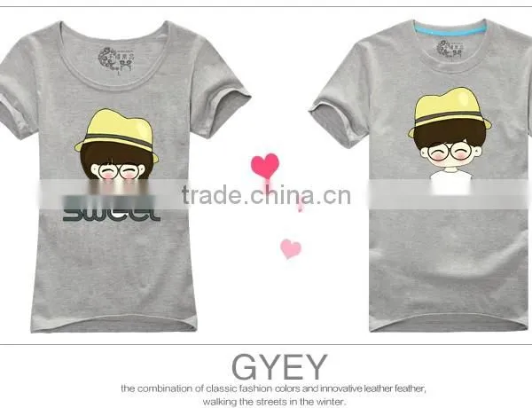 2015 OEM Cute Couple Shirt Design / Dri Fit Shirts Wholesale / Chinese Clothing Manufacturers photo-5