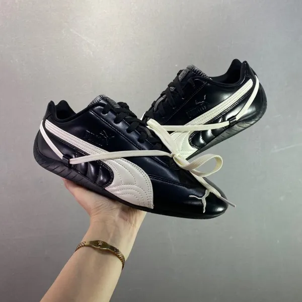 Rose x Puma Speedcat OG Puma Double Laces Non-slip Wear-resistant Lifestyle Sports Shoes for Women photo-3