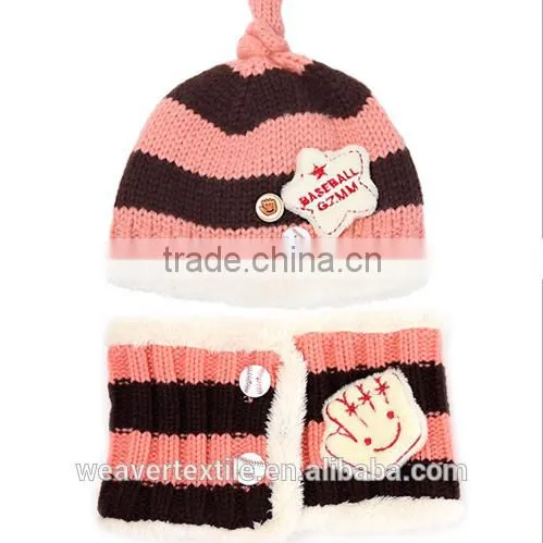Wholesale Promotion High Quality Boy/girl Warm Beanie Christmas Gift Hat and Scarf Winter 3-48months Baby Knit Hat and Scarf photo-3