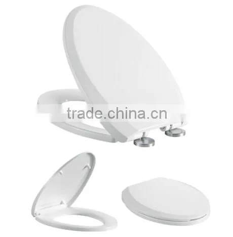 HL-815 MEIYE UF 455*365*65mm Round Soft-closing Toilet Seat Cover Ramp Down Toilet Lid photo-2