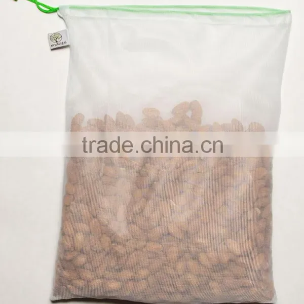 Set of 5 Reusable Produce Drawstring Shopping Bags photo-5