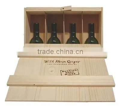 Wooden Wine Natural Box photo-3