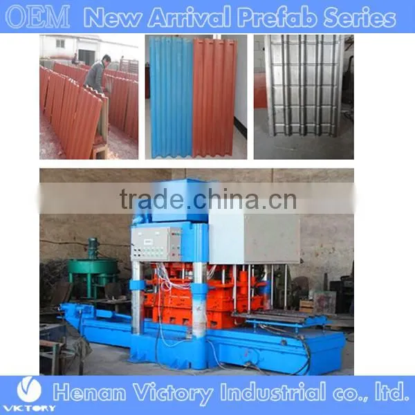 Full Automatic Cement Roof Tile Making Machine 1230*640