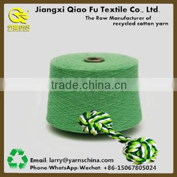 Open End Recycled Cotton Yarn Blended Polyester for Knitting Pet Toy With Free Yarn Sample photo-2