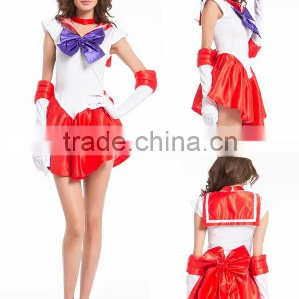 2016 Walson Hot Halloween Costumes Bulk Dropship Apparel Sailor Costume With Headband photo-3