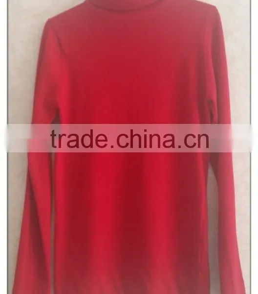 Fashion Turtleneck Knitting Wear Long Sleeve Sweater for Women