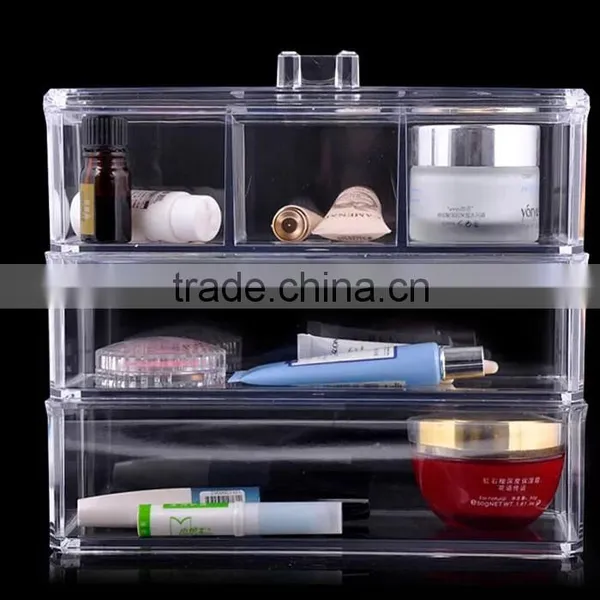 New Clear Jewellery Acrylic Cosmetic Display Box