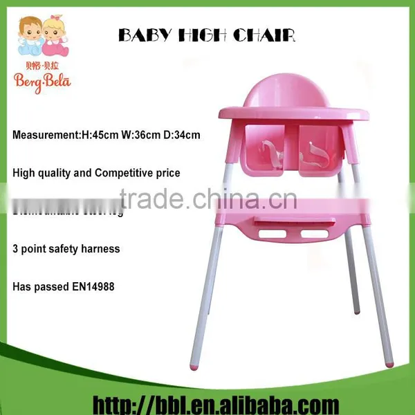 Manufacturer Hot Sales Simple Design ODM and OEM Portable Baby Booster Seat High Seat Chairs photo-3