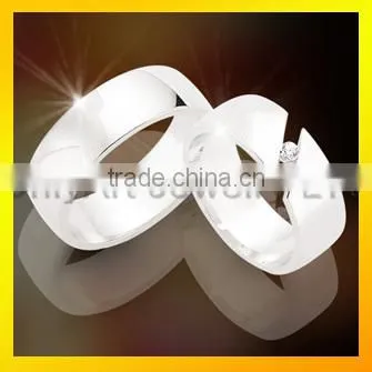 Fashion Jewelry Stainless Steel Custom Rings Wedding Couple Rings photo-5