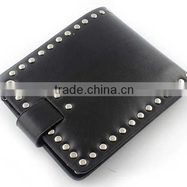 Men's Skull Biker Studded Leather Unique Wallet Chains With a Jeans Long Key Chain photo-4