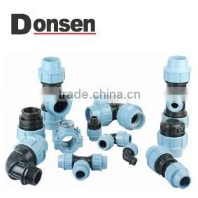 pp Compression Fittings Elbow Tee Coupling VALVE
