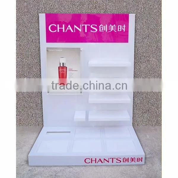 Customized Professional Standing Makeup Organizer Cosmetic Display Showcase photo-5